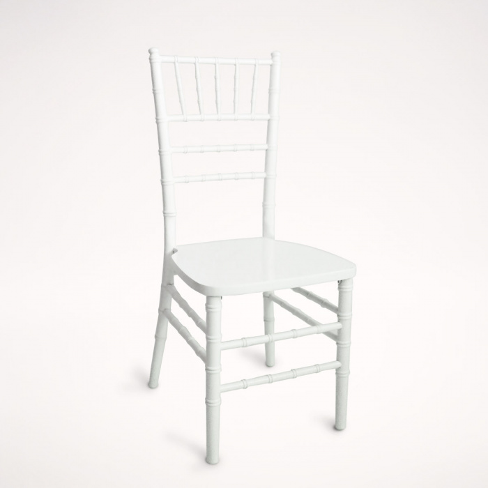 Chiavari stol i vitt färg utförd i bokträ utan dyna
