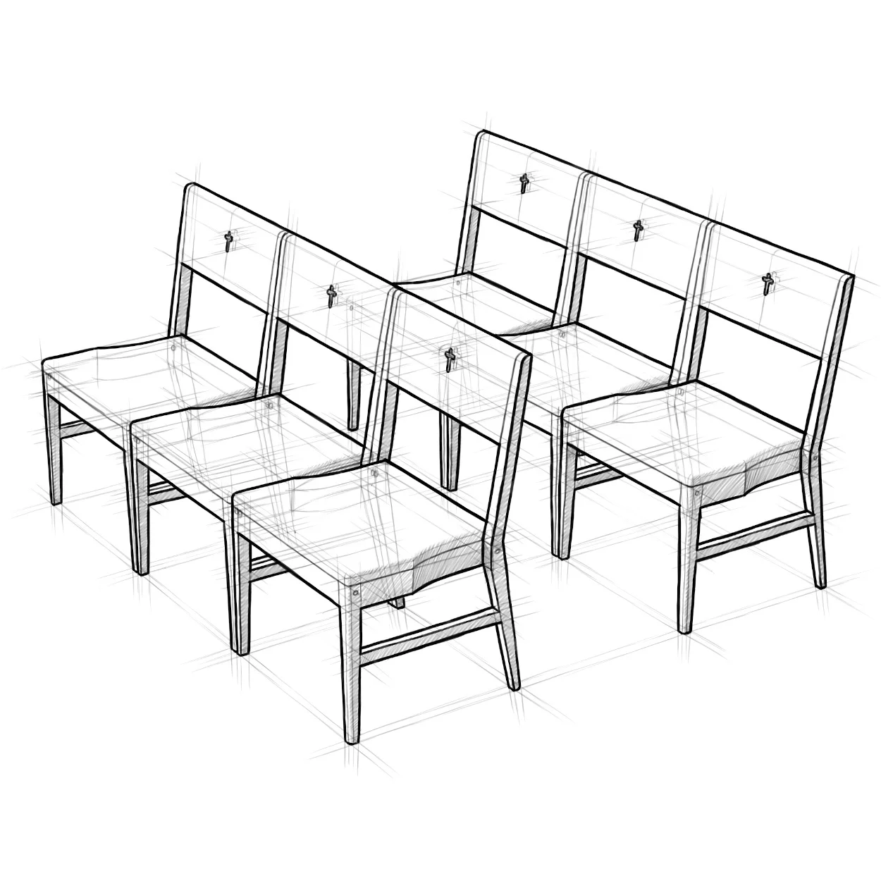 ZOE church chairs
